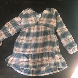 Cotton Flannel Long Sleeve Dress